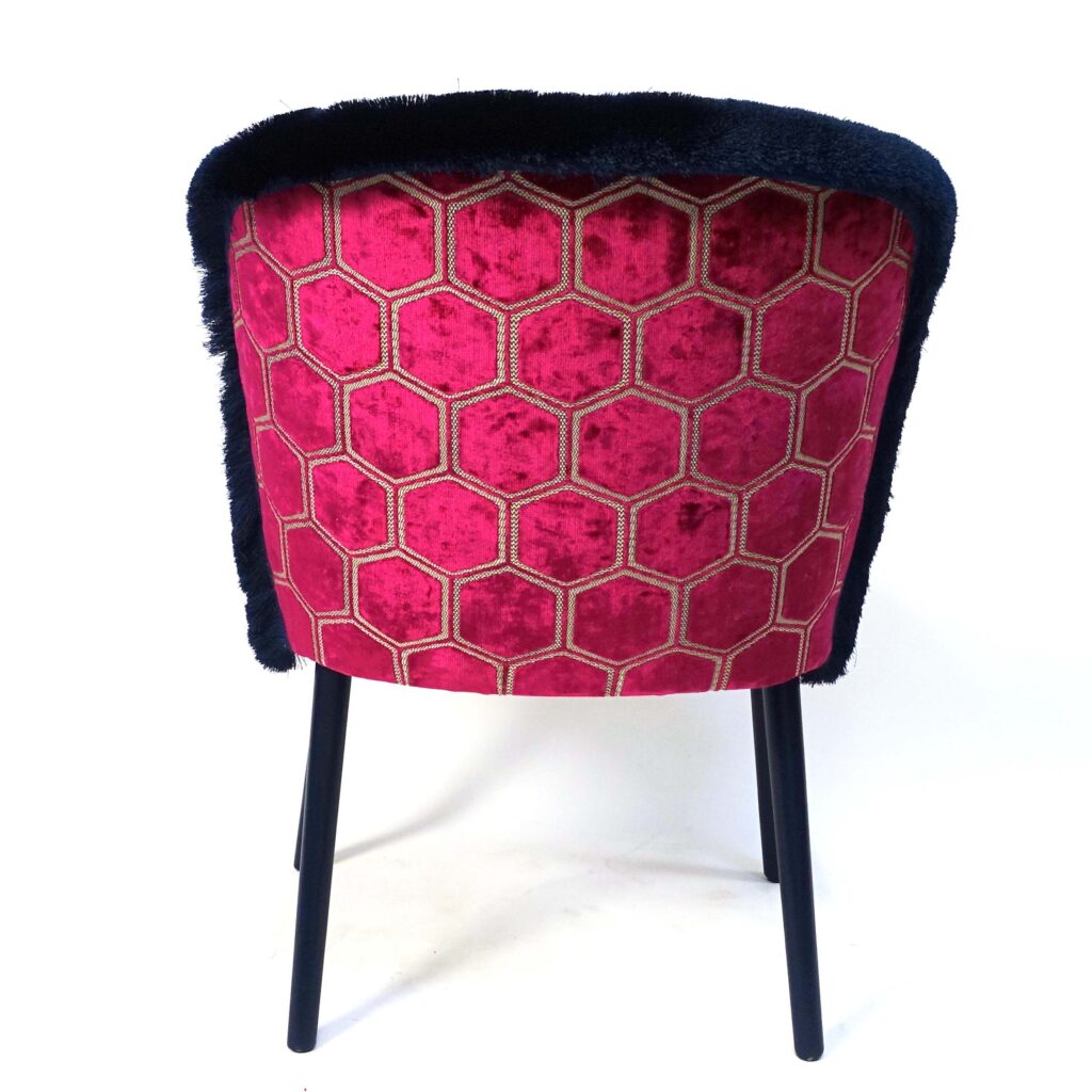 Cocktailsessel pink mit Fransen- Raumausstattung Schwarzmeier-H Cocktailsessel pink mit Fransen- Raumausstattung Schwarzmeier-H