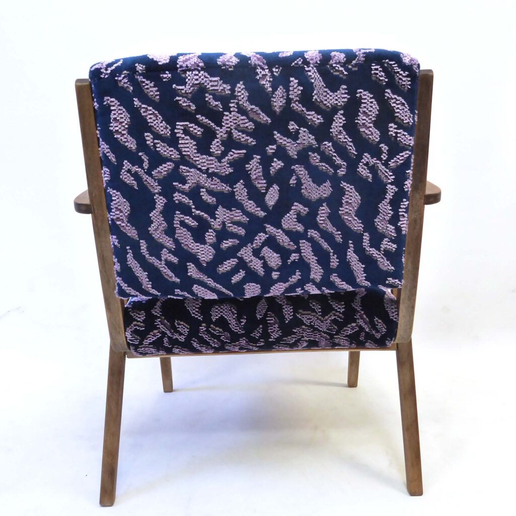 Selemanagic Sessel- blau-raumausstattung Schwarzmeier-H