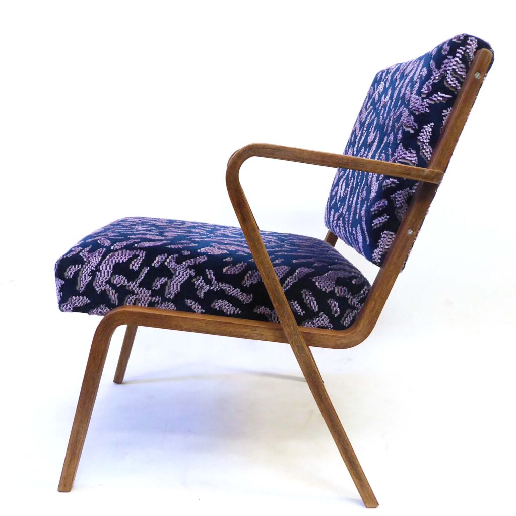 Selemanagic Sessel- blau-raumausstattung Schwarzmeier-S