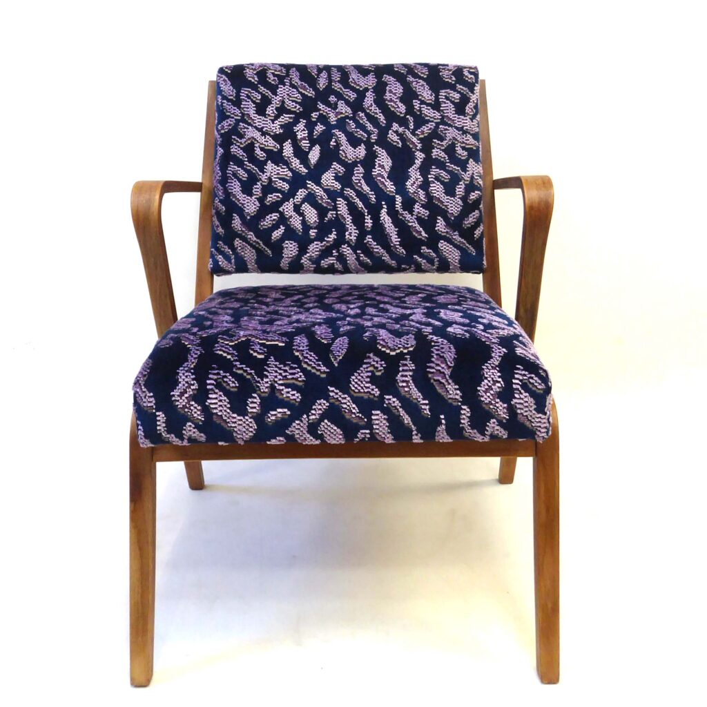 Selemanagic Sessel- blau-raumausstattung Schwarzmeier-V